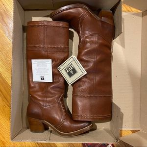 Frye Jane 14L Redwood Western Boots Size 7.5